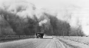Dust Bowl - Truck in a Dust Storm