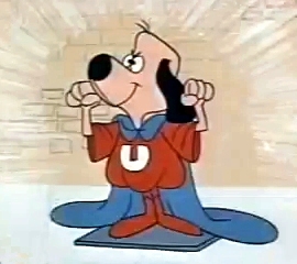Underdog. Cartoons and the AtoZchallenge