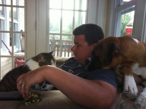 Not sure how many Sunday mornings and Friday evenings were spent with me as sofa cushion.