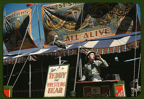 carnival barker vermont state fair