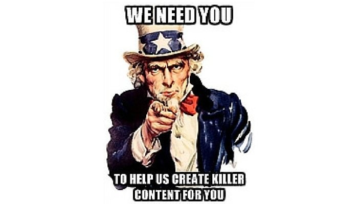 we need help to create content